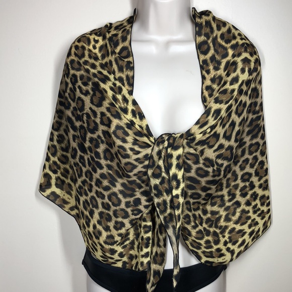 La Palapa Leopard Print Wrap - Picture 8 of 12